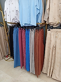 AEROBİN KETEN PANTALON