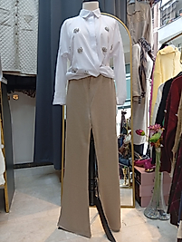 GOLD SİMLİ TAYT BOL PAÇA