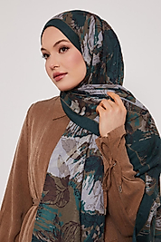 MİSMARA DESENLİ BAMBU KRAŞ ŞAL